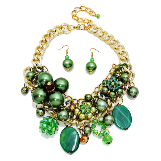 Green Necklace Sets